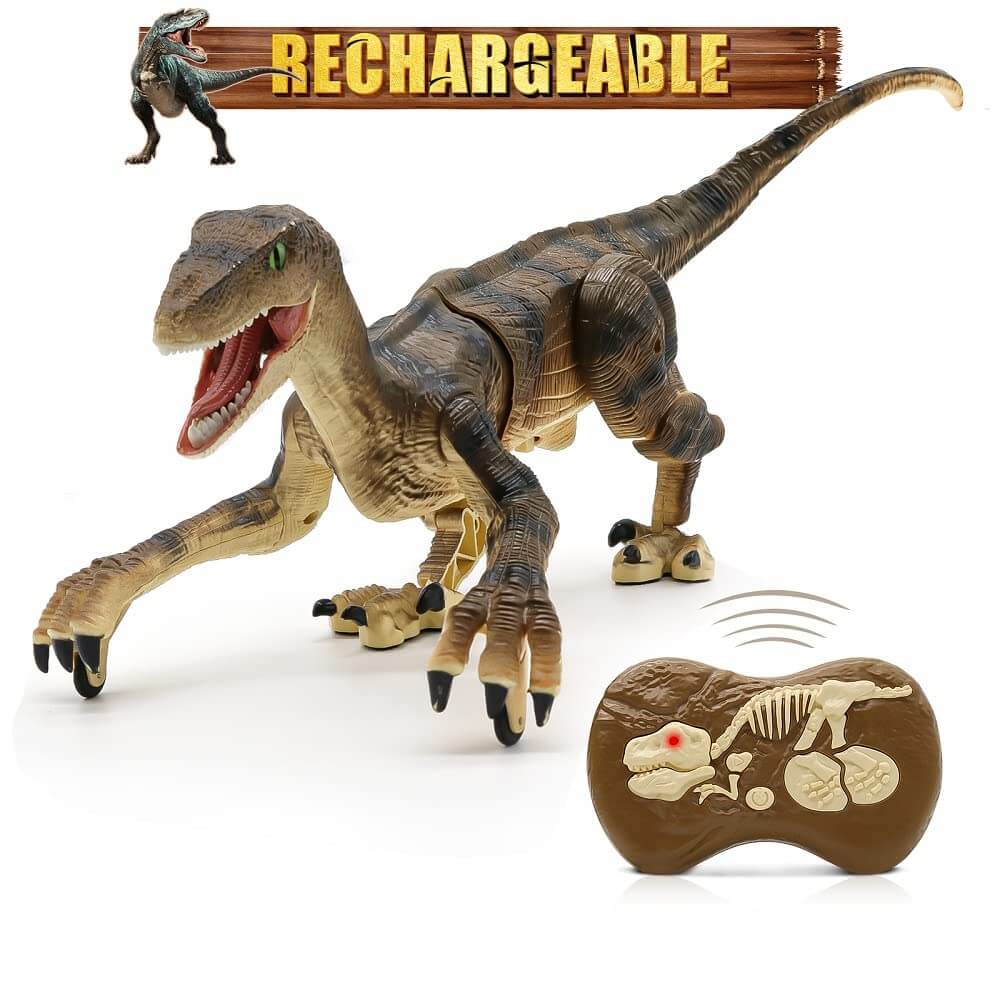 T2M Dinosaure Vélociraptor Bleu télécommandé ( T4938 ) - Vosges