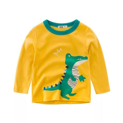 tee shirt dinosaure junior vert