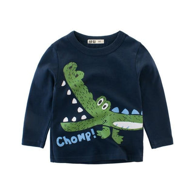 t shirt dinosaure crocodile pour enfant