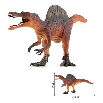 Grande figurine de Spinosaure marron et féroce