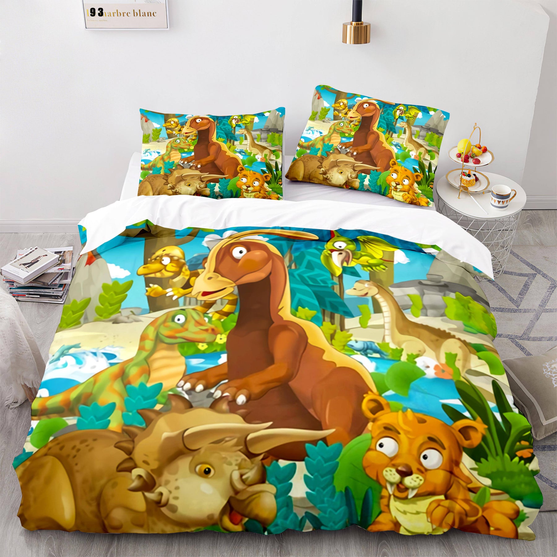 housse de couette 140x200 dinosaure – Rex Le Dinosaure