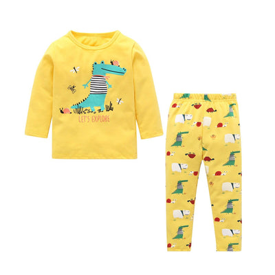 Pyjama 2pièces Dinosaure Fille