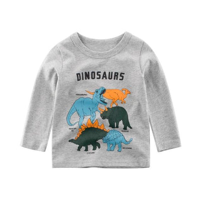 tee shirt famille des dinosaures
